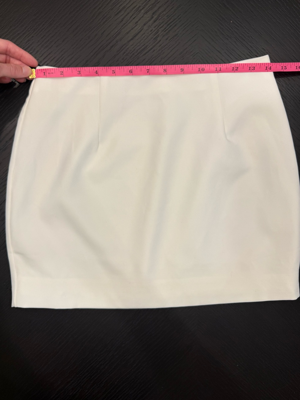 Showpo white mini skirt